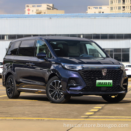 SUV cinese SUV Ibrido Electric Car Saic Roewe IMAX8 EV 2022 Argento Long Wheine Long Energy Electric Auto per adulti